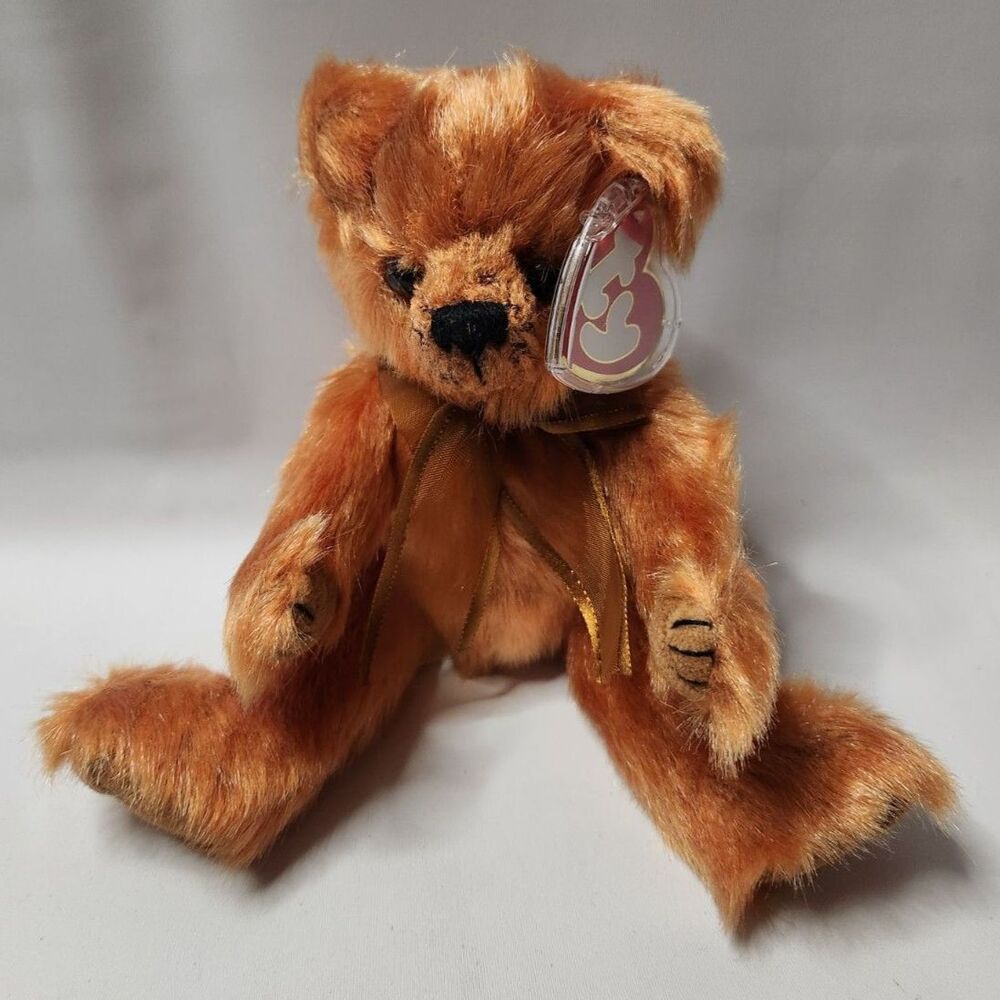 TY Attic Treasures Collection Clay the Bear Vintage 1993 Jointed Plush